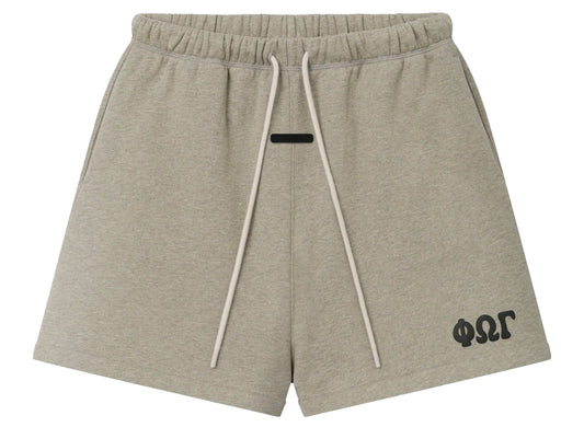 Fear of God Essentials Classic Short in Washed Seal Heather, men's shorts