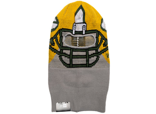 New Era Green Bay Packers Helmet Balaclava, front view