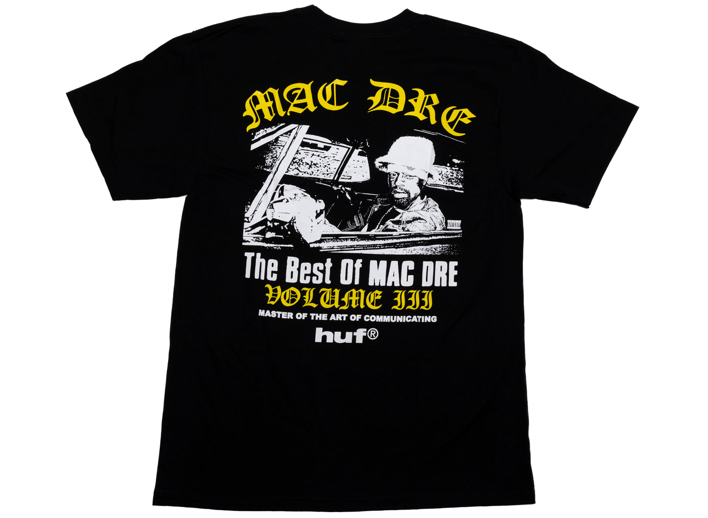 HUF x Mac Dre 'Best of Mac' T-Shirt in Schwarz