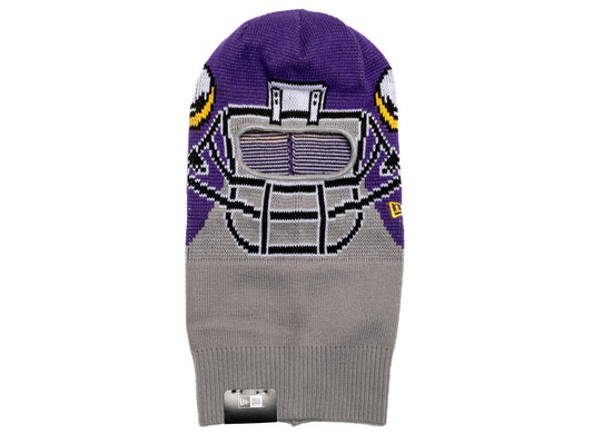 New Era Minnesota Vikings Helmet Balaclava, front view