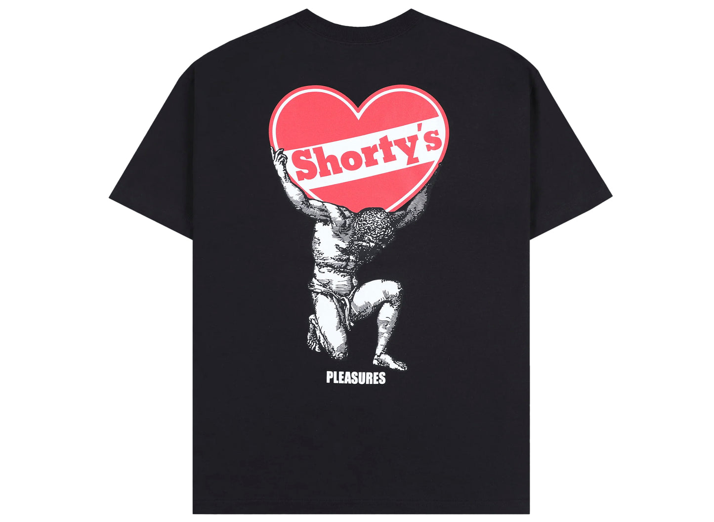 Pleasures Shorty’s Atlas T-Shirt in Schwarz