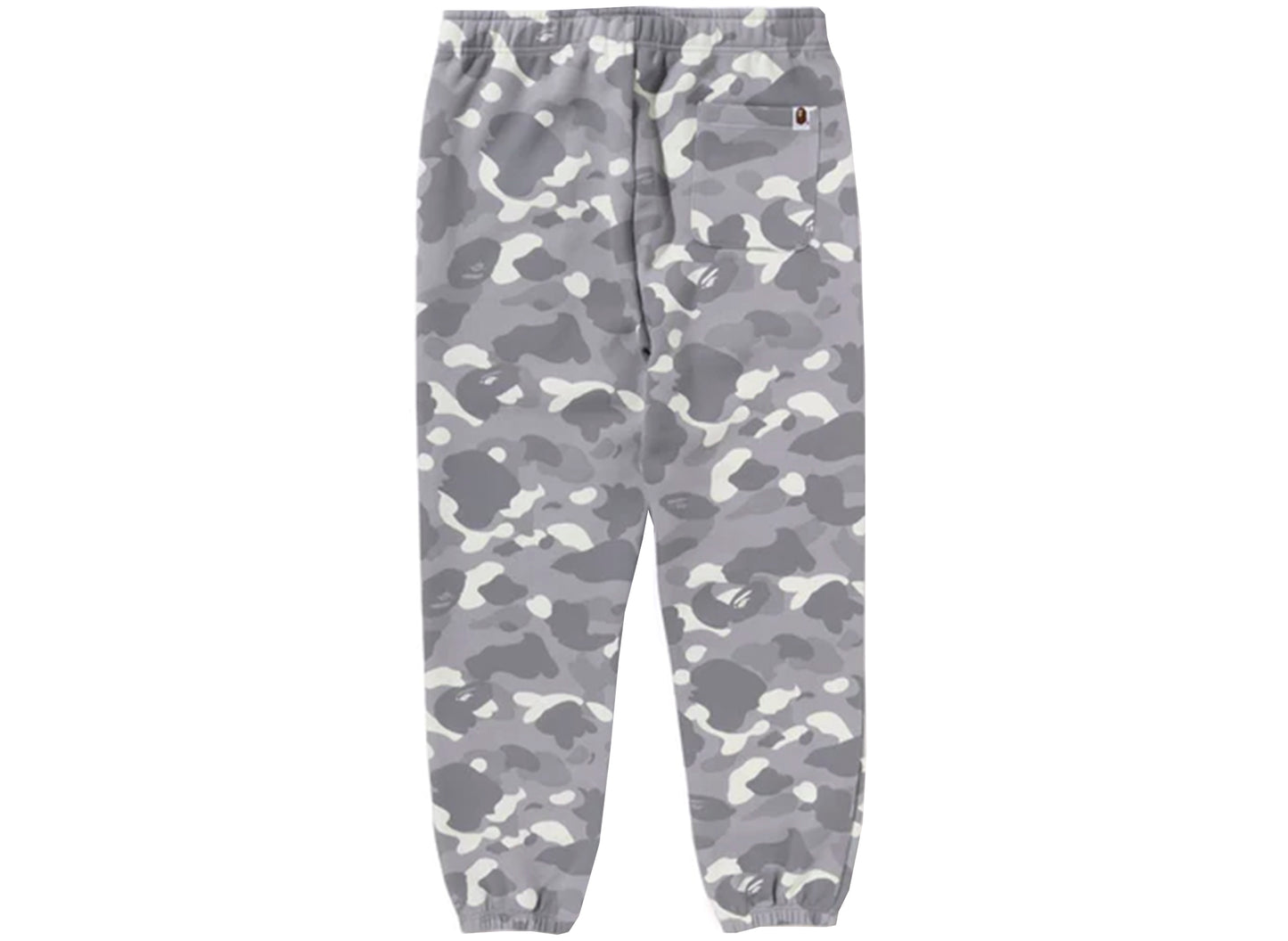 A Bathing Ape City Camo Shark Sweatpants in Grey