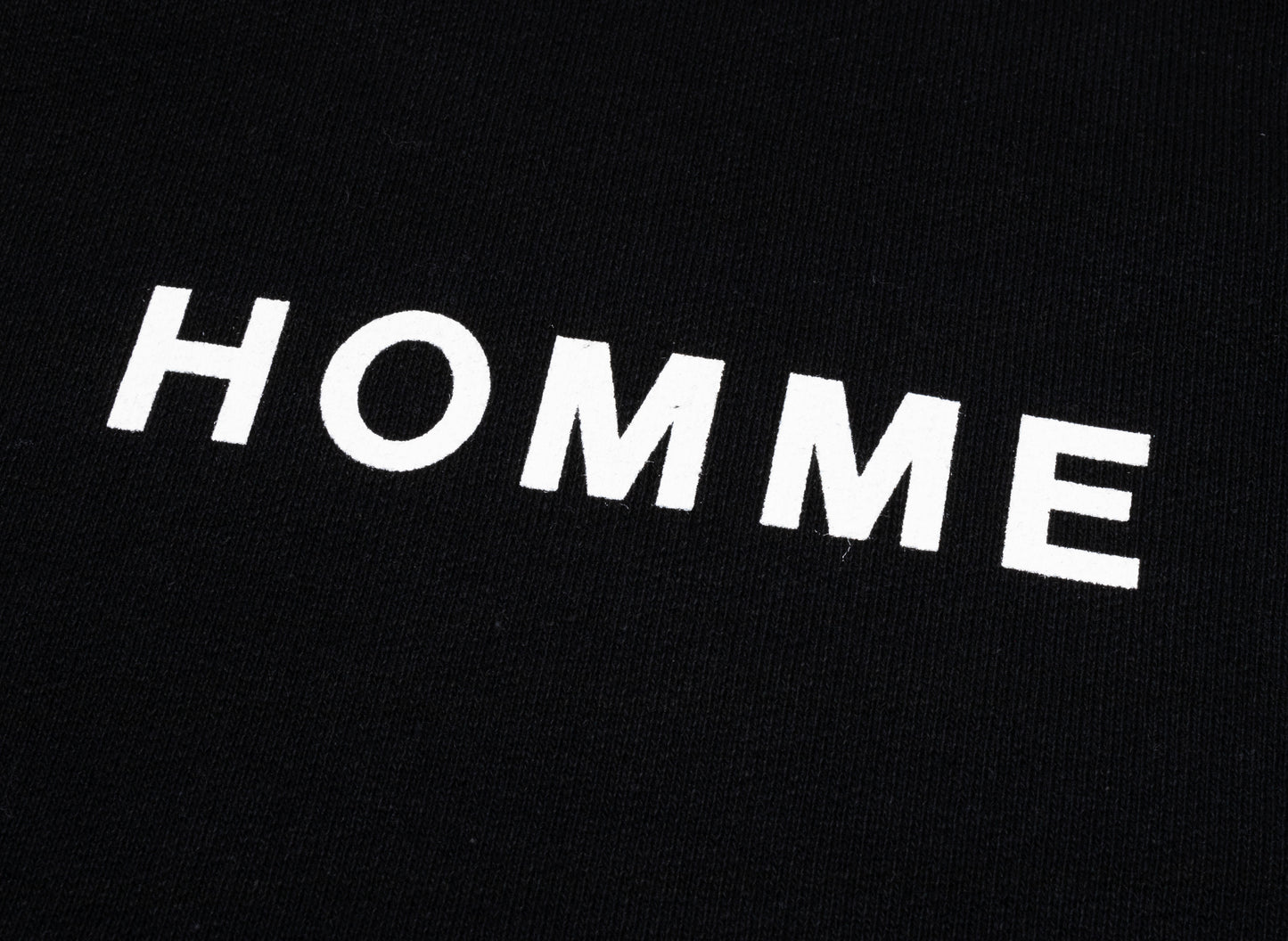 Sudadera con capucha Comme des Garçons HOMME con logo en negro