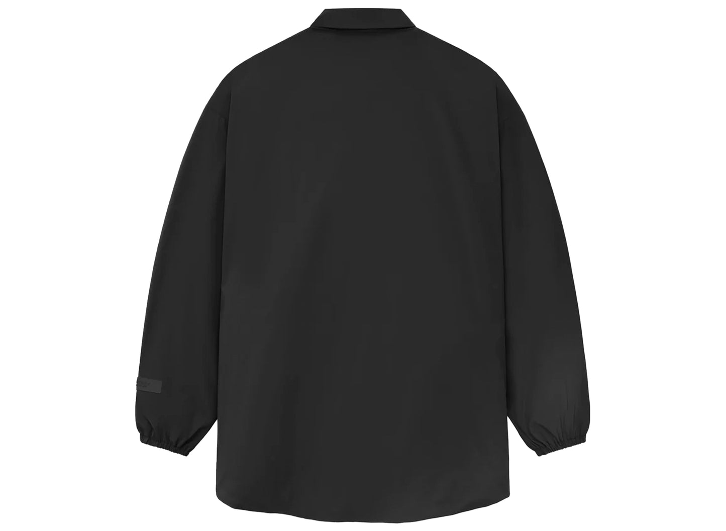 Fear of God Essentials Nylon Overshirt in Schwarz