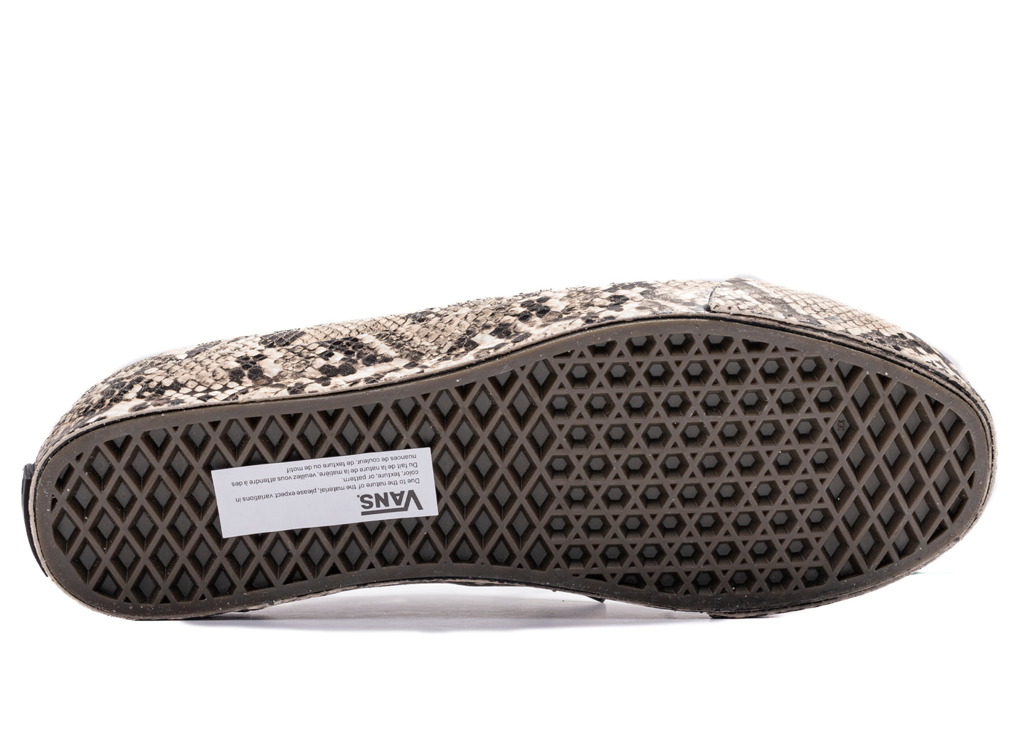 Vans LX Authentic Ease Python in Turtledove
