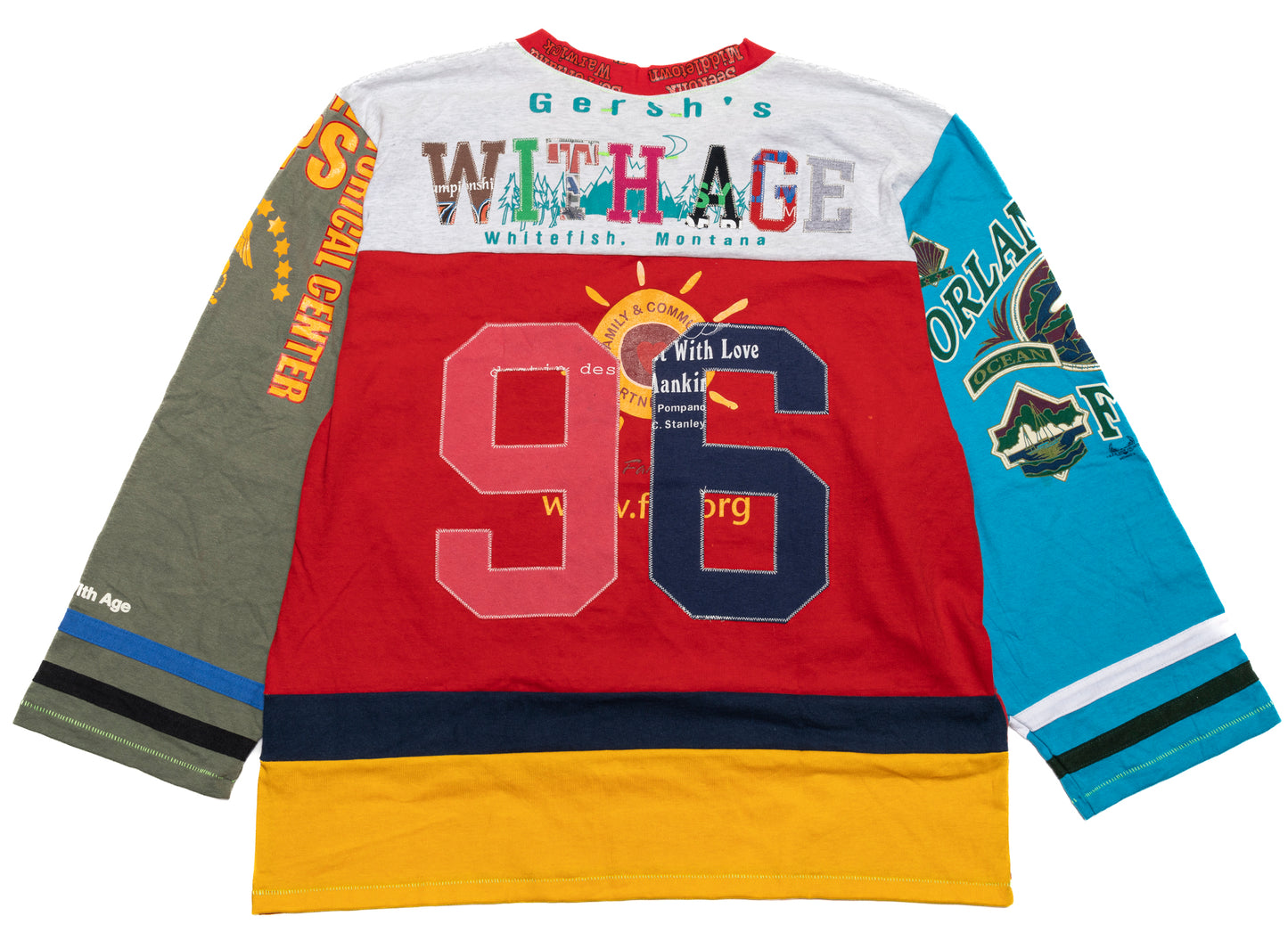 Better With Age Madonna Reconstructed Hockey Jersey in Multi