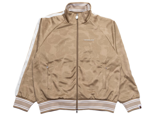 Chaqueta de chándal de corte relajado con logotipo A Bathing Ape Solid Camo en beige