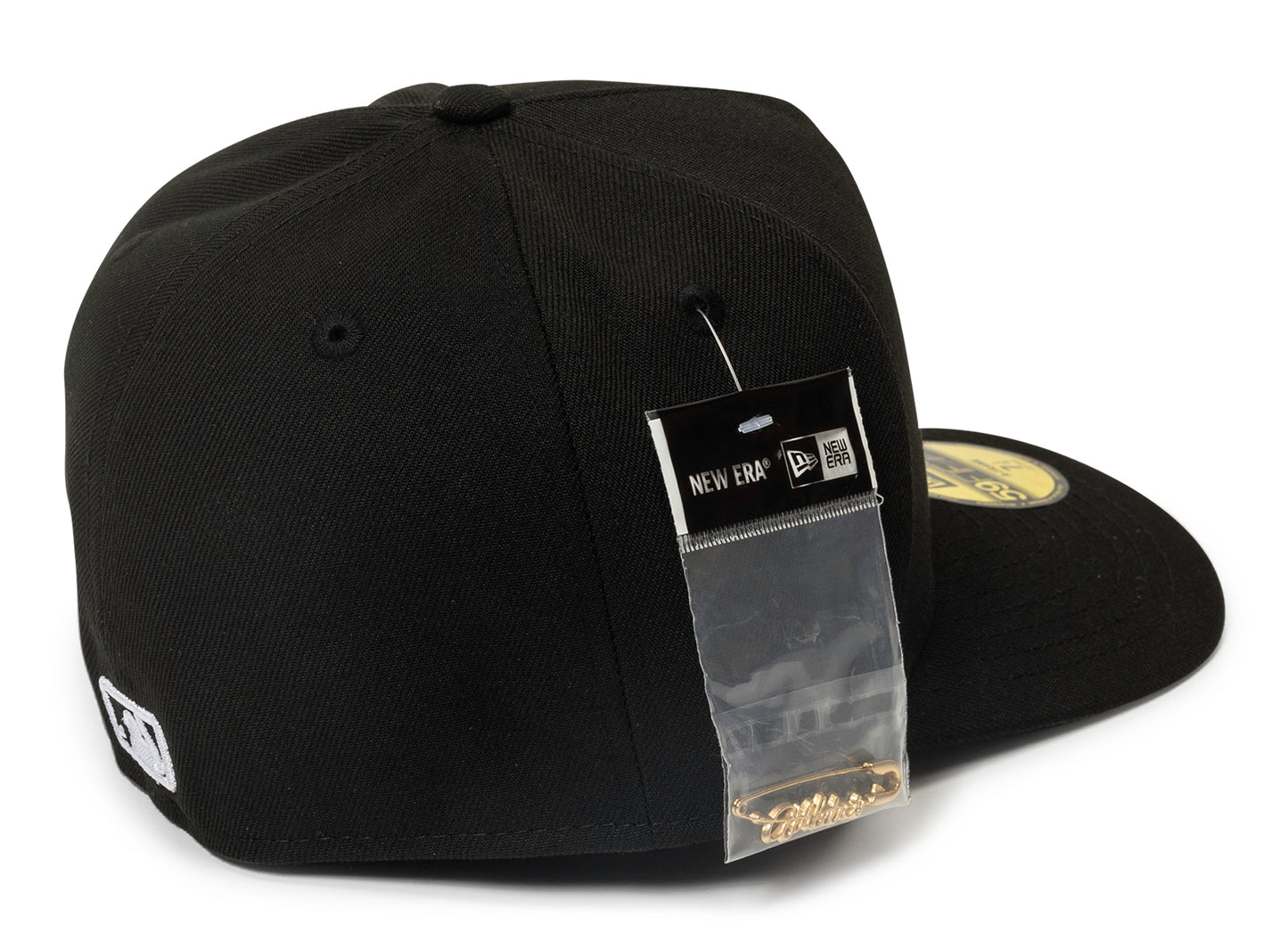 New Era Script Safety Pin Oakland Athletics Fitted Hat v2