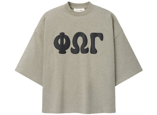Fear of God Essentials Merch Tee in Seal Heather, men's t-shirt