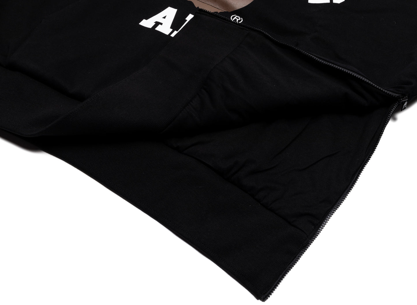 A Bathing Ape College Puffy Relaxed Fit Kapuzenpullover