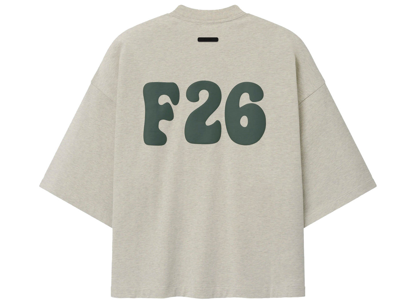 Fear of God Essentials Merch Tee in Vanilla Heather