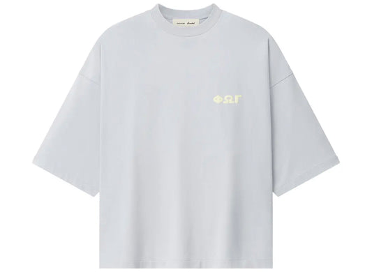 Fear of God Essentials Merch Tee in Overcast, men's cotton t-shirt