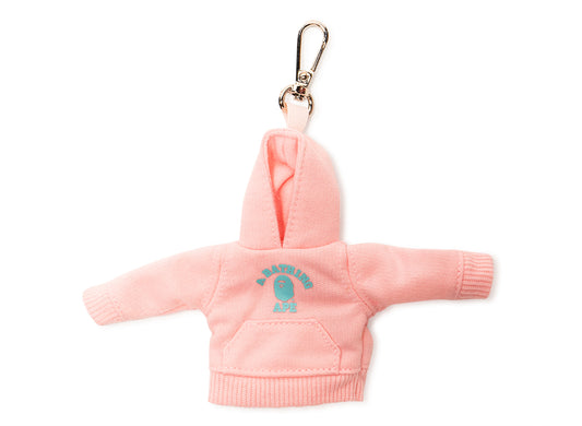 Llavero con capucha College de A Bathing Ape en rosa