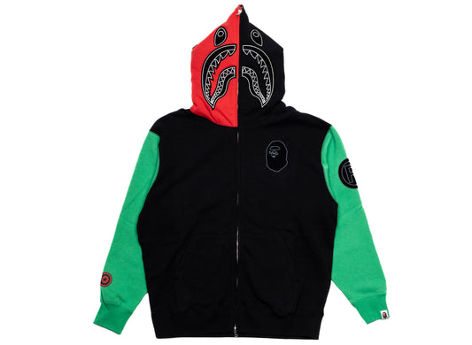 Sudadera con capucha y cremallera completa A Bathing Ape Shark 'Emiratos Árabes Unidos'