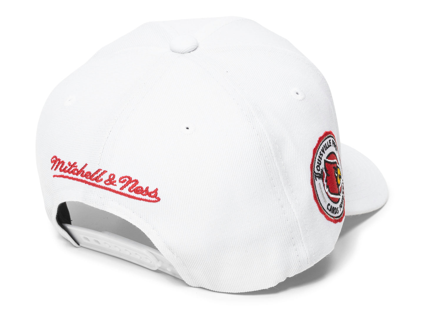 Mitchell & Ness NCAA Louisville Cardinals L Logo Pro Crown Gorra Ajustable