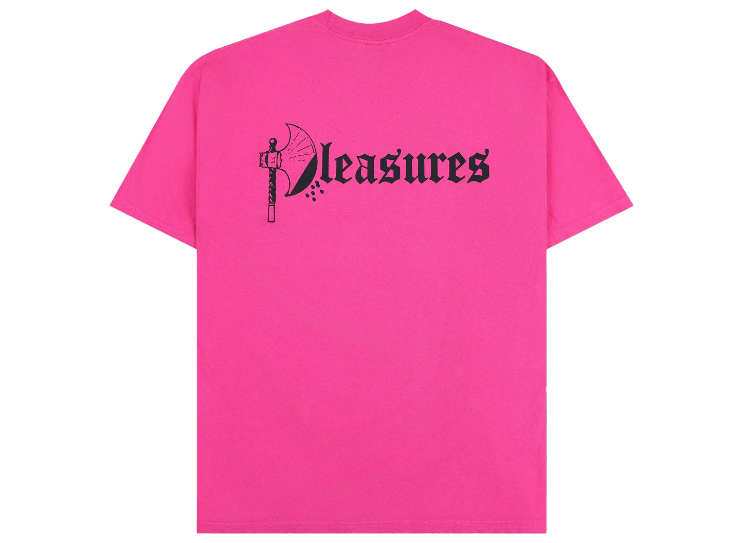Camiseta Pleasures Axed en rosa fucsia