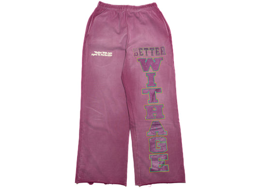 Better With Age Ponzi Sweatpant in Fuchsia