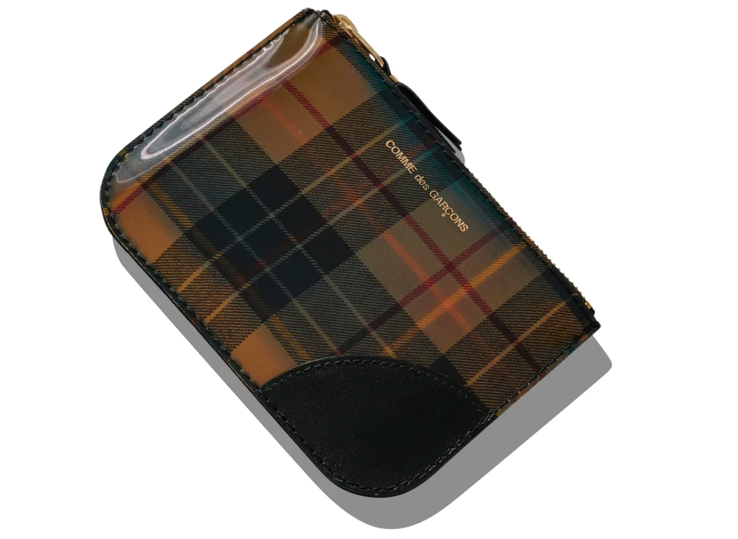 Comme des Garçon Lenticular Tartan SA8100 Geldbörse "Gelb/Grün"