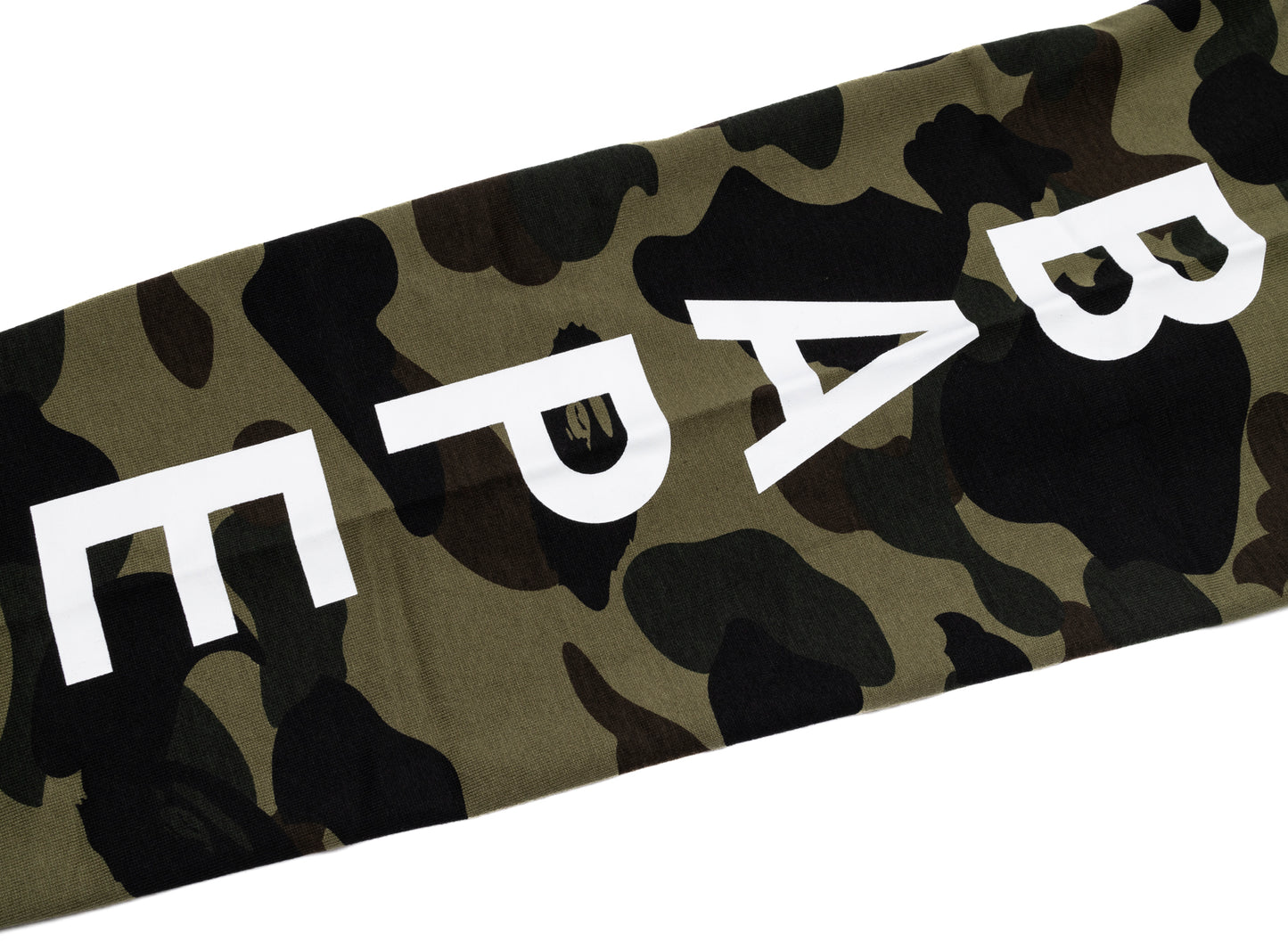 Camiseta de manga larga A Bathing Ape 1st Camo en verde