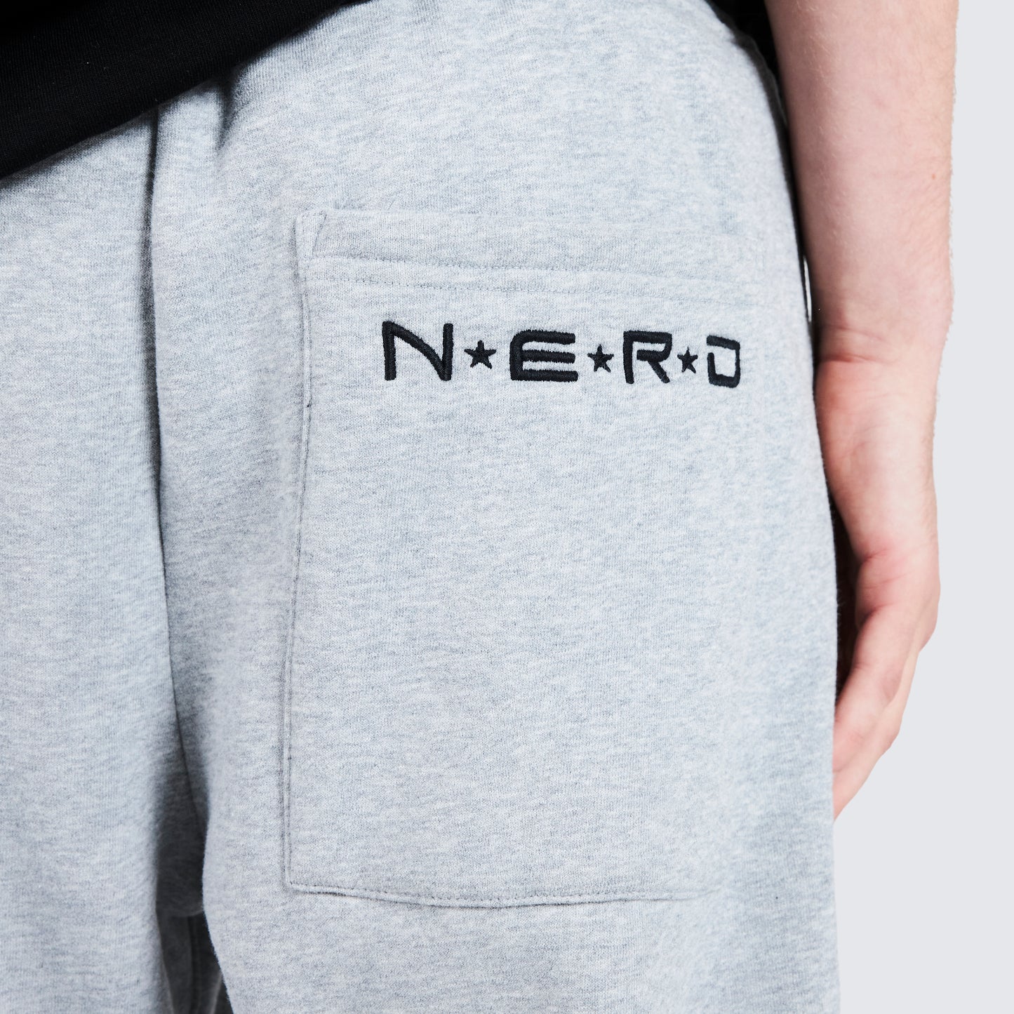 Pantalones de chándal Pleasures NERD en gris jaspeado