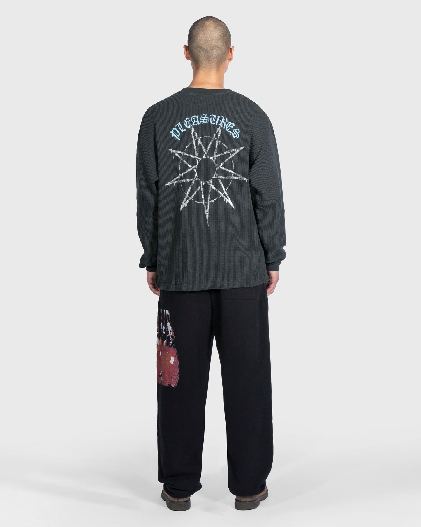 Pleasures x Slipknot Split Thermal Langarmshirt