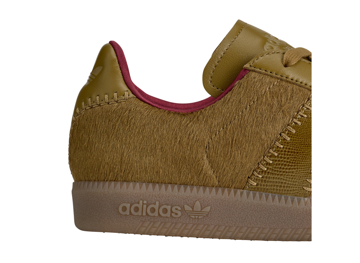 Adidas x Wales Bonner Karintha Army Khaki Pony KK2809 — detail 2 view