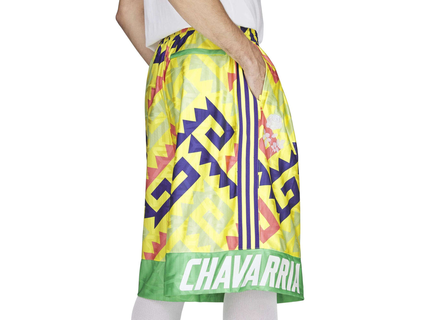 Short de portero largo Adidas WC Chavarria con estampado integral