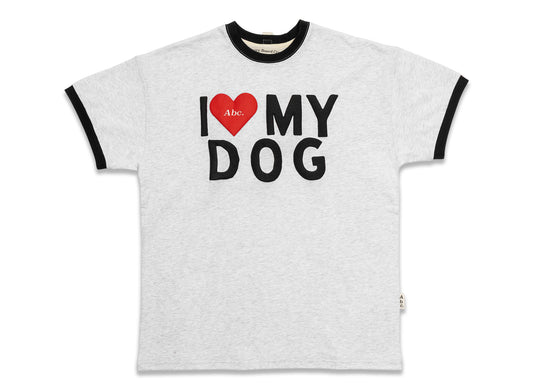 Advisory Board Crystals Abc. I Love My Dog Ring Tee