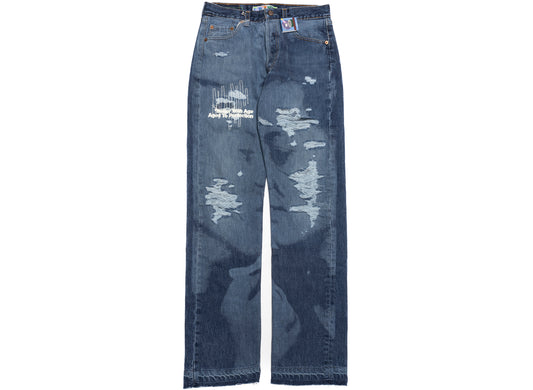 Better With Age Wedding Laser Denim in Indigo, men's denim jeans
