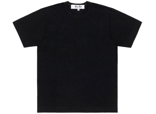 Comme des Garçons Play Black Emblem Back Logo T-Shirt in Black
