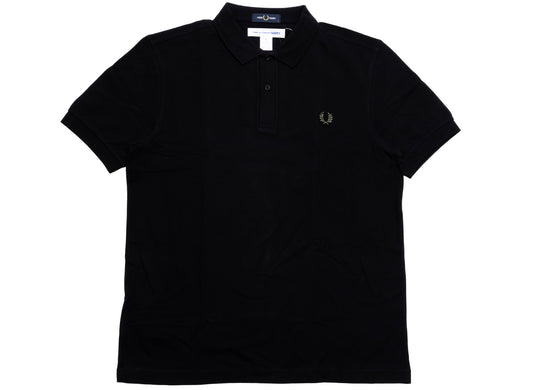 Comme des Garçons SHIRT x Fred Perry Energy is Freedom Polo Shirt in Black