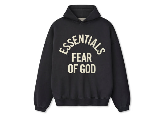 Fear of God Essentials Campus 90's Hoodie 'Faded Black'