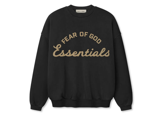 Fear of God Essentials Training 90's Crewneck Sweatshirt 'Faded Black'