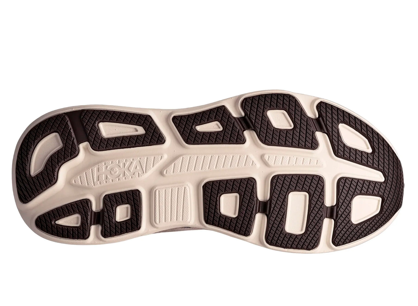 Hoka Bondi 9 'River Rock Grey / Alabaster' — view 5