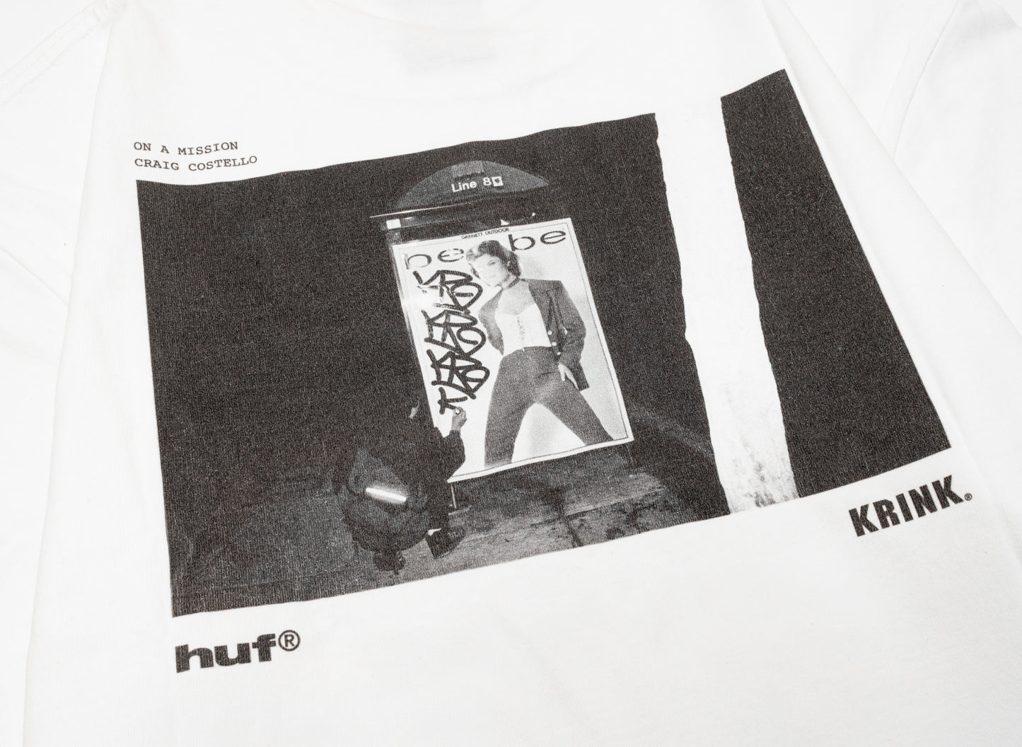 HUF x Krink OAM SS Tee in White