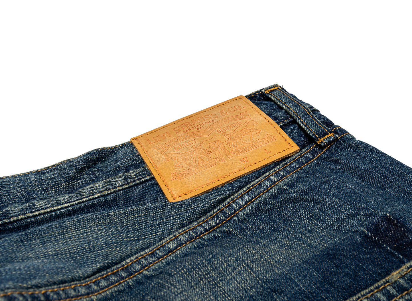 Pantalones vaqueros Junya Watanabe de mezclilla color índigo