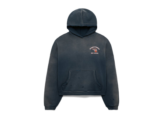 Nahmias Rec League Classic Thrashed Hoodie in Thrashed Navy