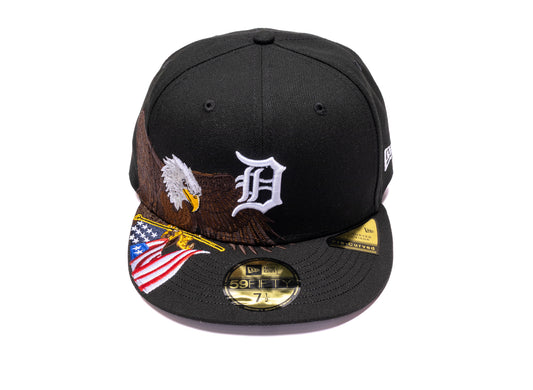 New Era 59Fifty Detroit Tigers Fitted Hat in Black