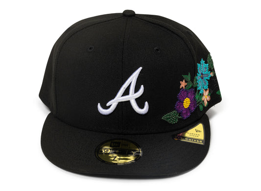 New Era Floral Atlanta Braves Fitted Hat