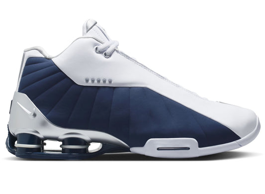 Nike Shox BB4 en blanco / azul marino medianoche