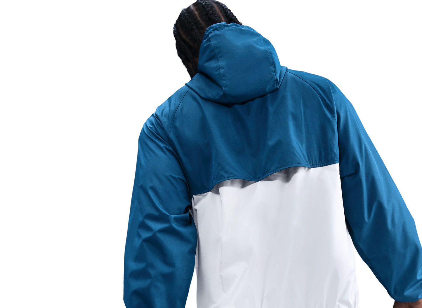 Nike Windrunner Lined Jacket in Court Blue / Sail — view 4