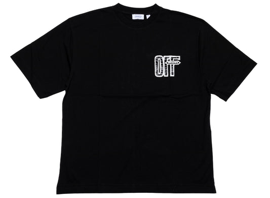 OFF-WHITE Motion Arrow Skate Short Sleeve T-Shirt in Black