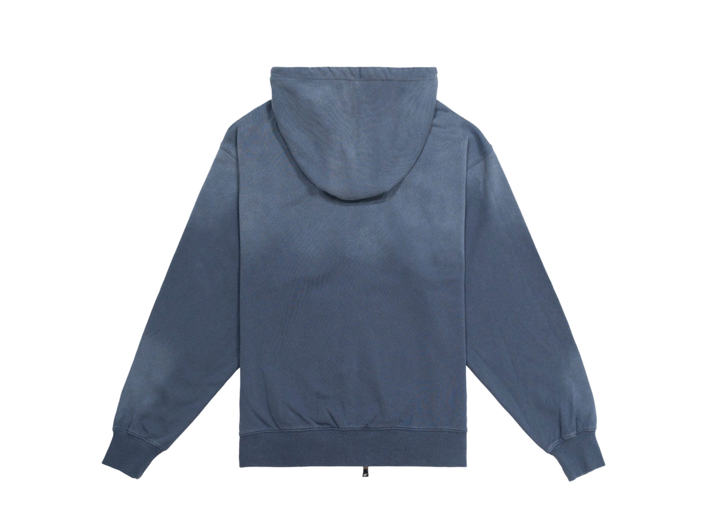 Paper Planes Arched Zip Hoodie in Steel Blue — view 2