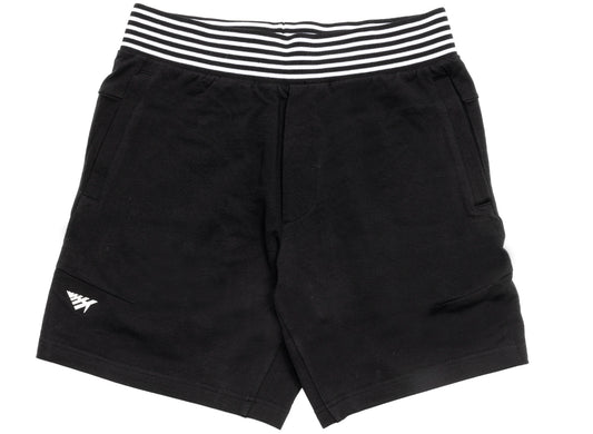 Paper Planes Gusset Shorts in Black