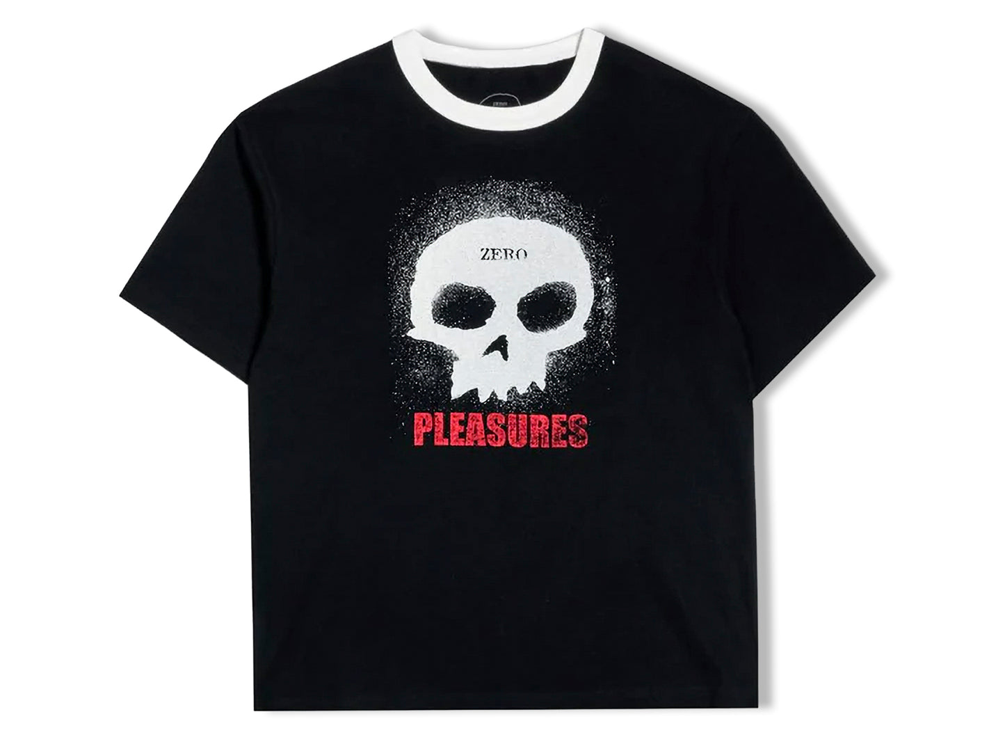 Pleasures x Zero Single Skull Heavyweight Shirt in Black