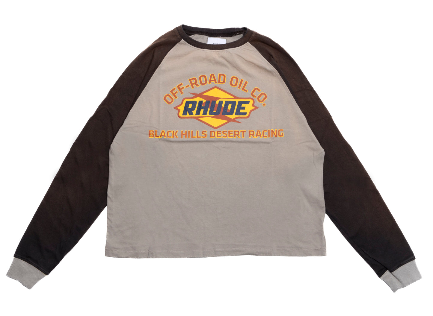 Rhude Black Hills Raglan L/S Tee
