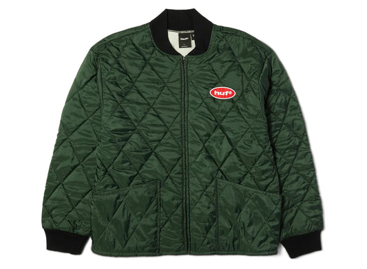 Chaqueta de trabajo acolchada HUF x Mickey en verde bosque
