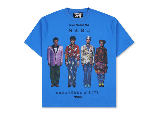 Pleasures x Talking Heads Creatures Heavyweight Shirt in Blau