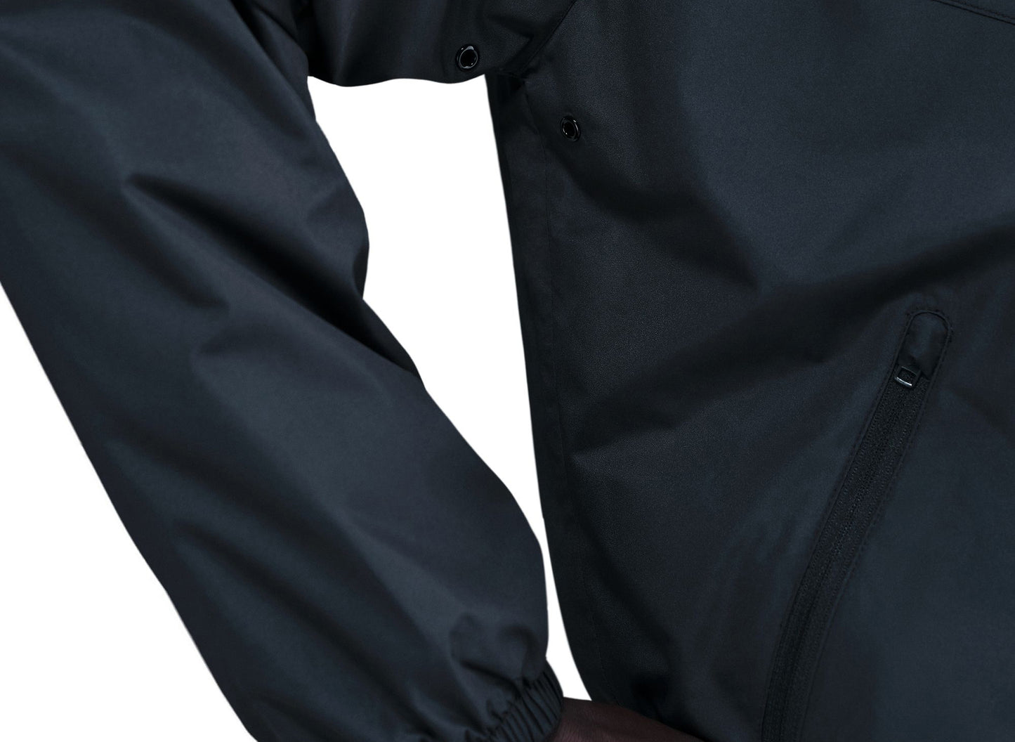 Nike Windrunner Gefütterte Jacke in Schwarz / Weiß