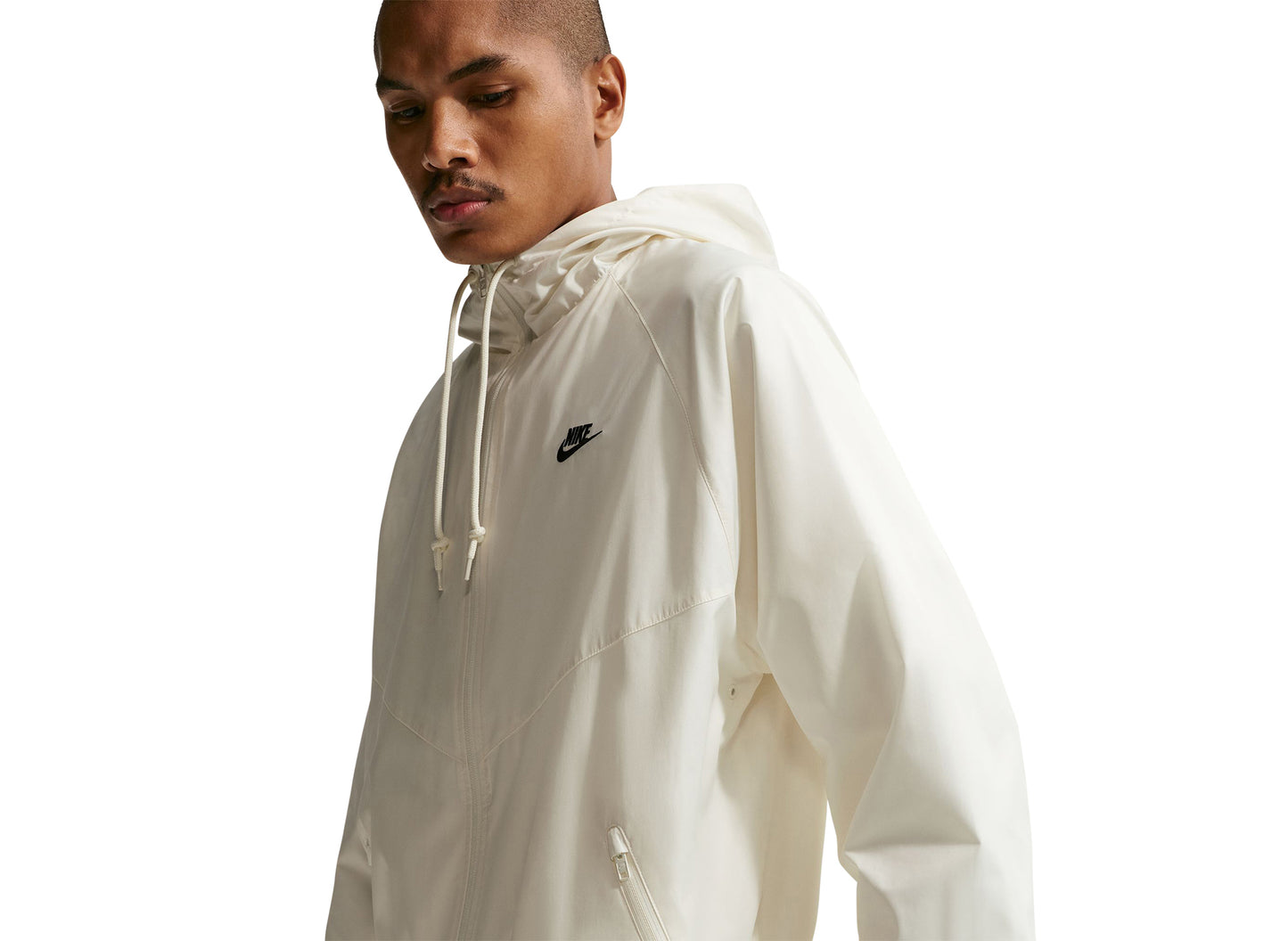 Chaqueta Nike Windrunner Forrada en Sail / Negro